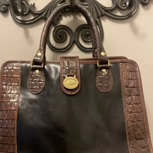 Vintage Brahmin Tuscan Collection Satchel GUC - Picture 1 of 12